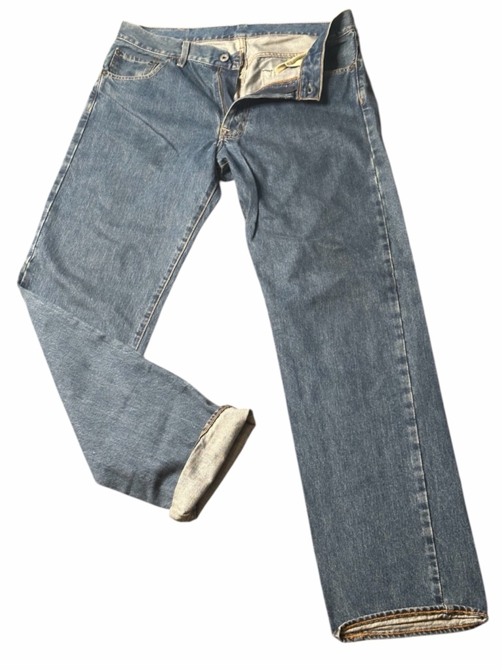 Polo by Ralph Lauren Men's Straight Jeans in Light Blue Denim